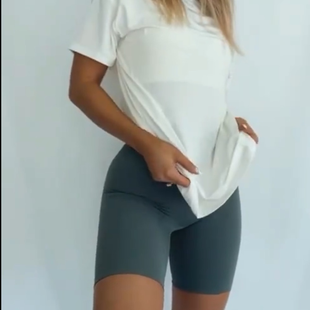 Whitney Simmons x Gymshark Eucalyptus Biker Shorts